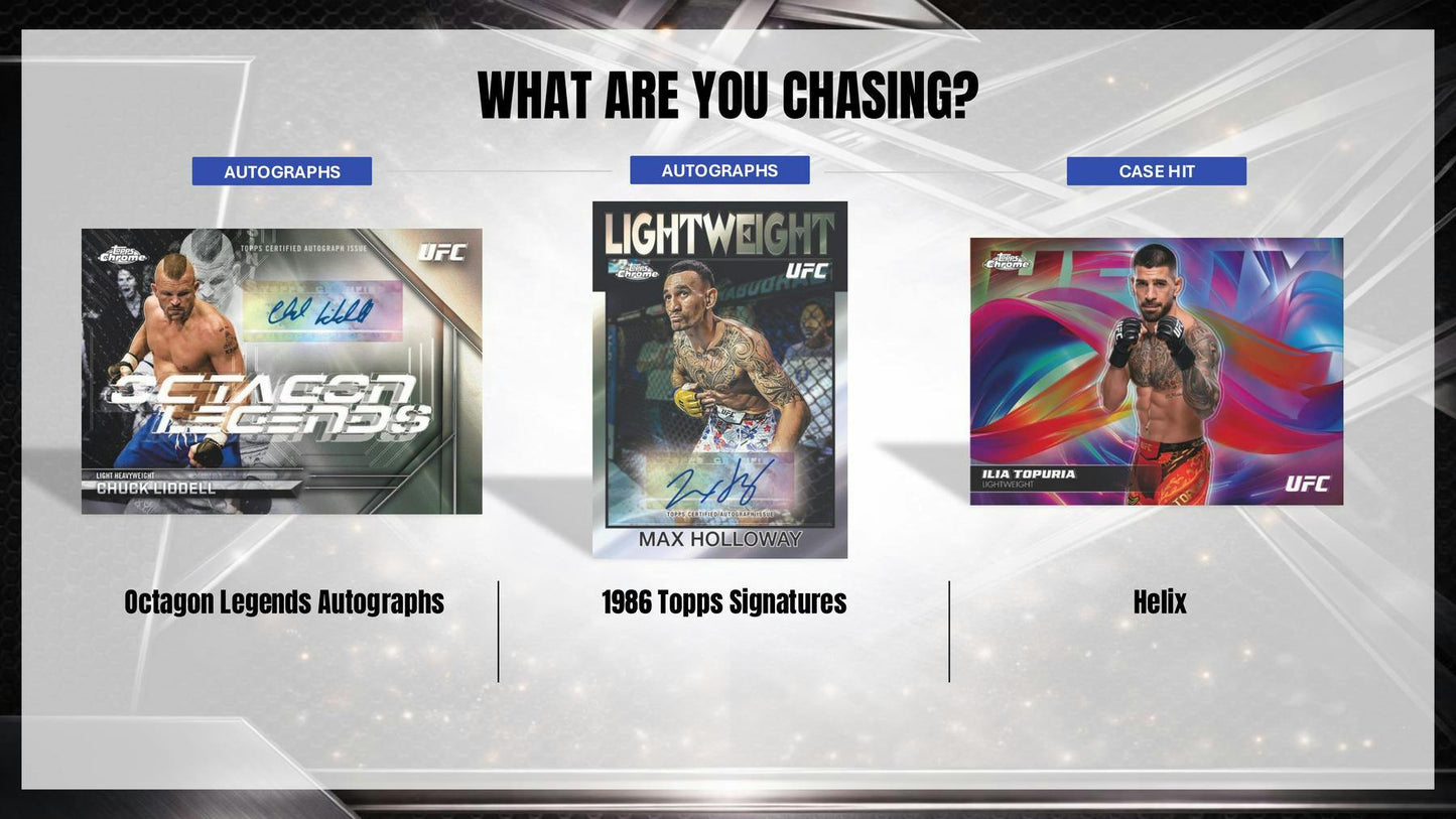 2026 Topps Chrome UFC Mega Box | Columbia Sports Cards - Columbia Hobby - Sports Card Boxes - Toploaders - Card Savers