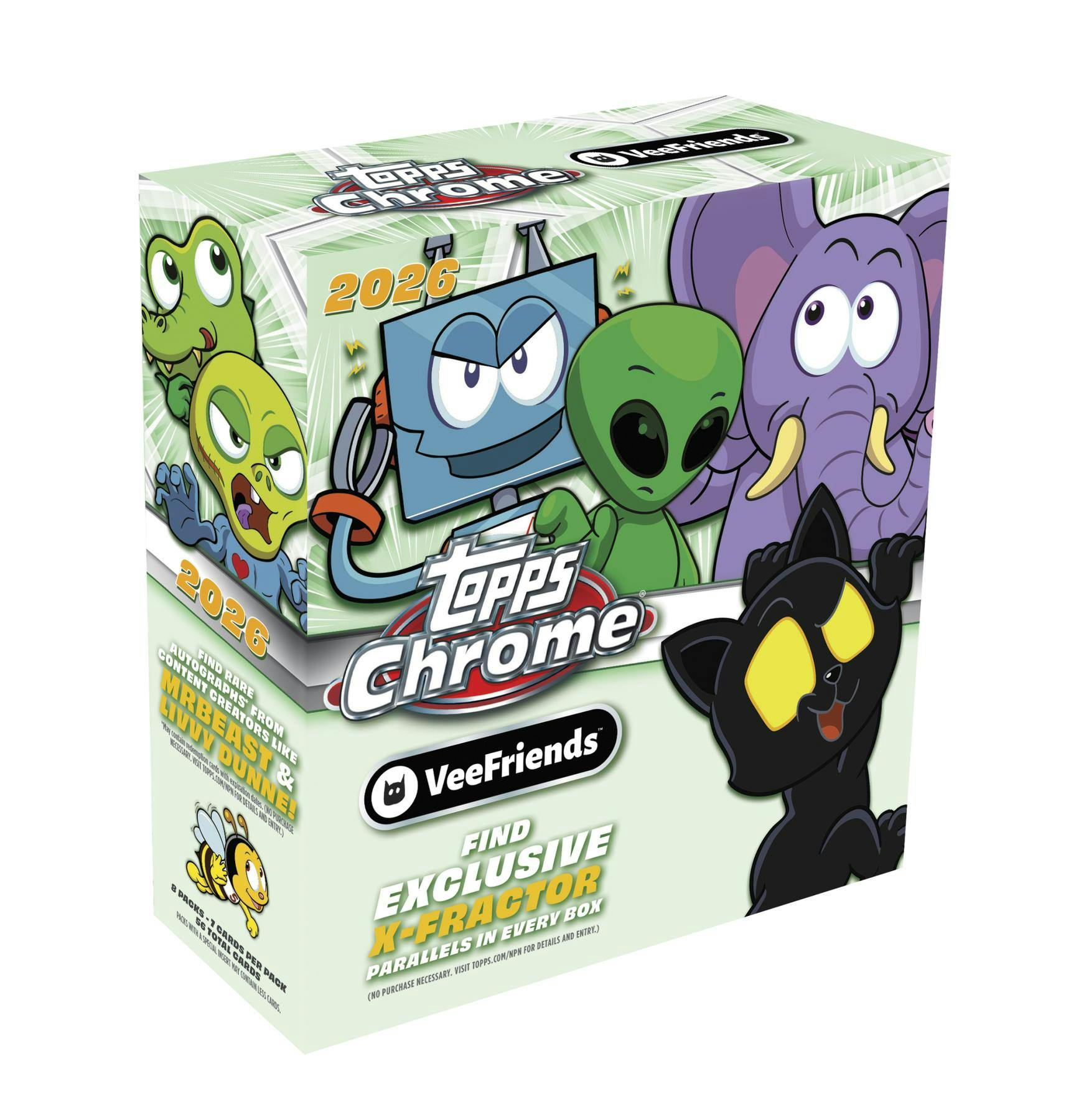 2026 Topps Chrome VeeFriends Mega Box | Columbia Sports Cards - Columbia Sports Cards