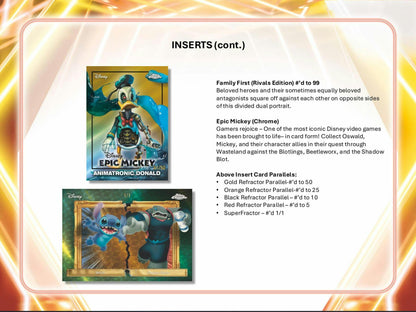 2026 Topps Disney Neon Blaster Box | Columbia Sports Cards - Columbia Hobby - Sports Card Boxes - Toploaders - Card Savers