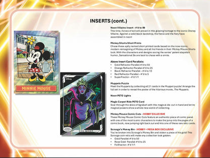 2026 Topps Disney Neon Blaster Box | Columbia Sports Cards - Columbia Hobby - Sports Card Boxes - Toploaders - Card Savers