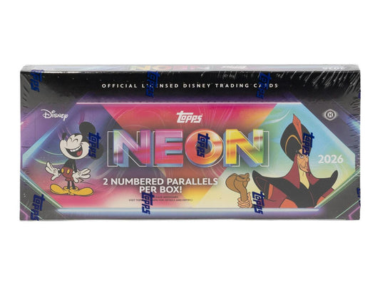2026 Topps Disney Neon Hobby Box | Columbia Sports Cards - Columbia Hobby - Sports Card Boxes - Toploaders - Card Savers