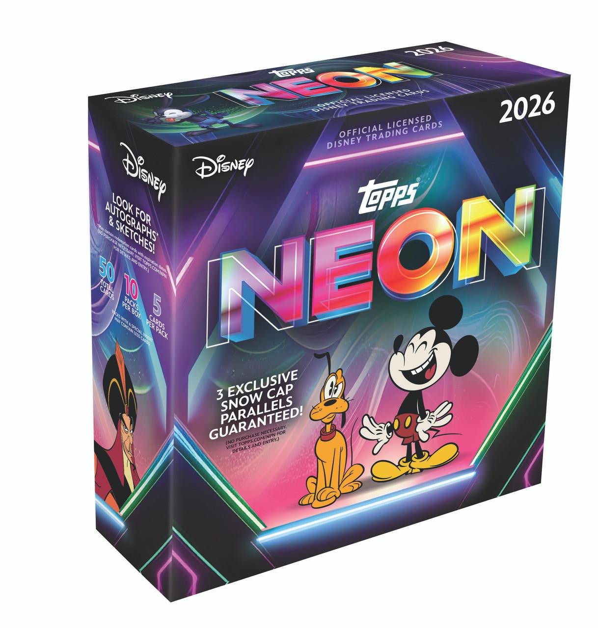 2026 Topps Disney Neon Mega Box | Columbia Sports Cards - Columbia Hobby - Sports Card Boxes - Toploaders - Card Savers