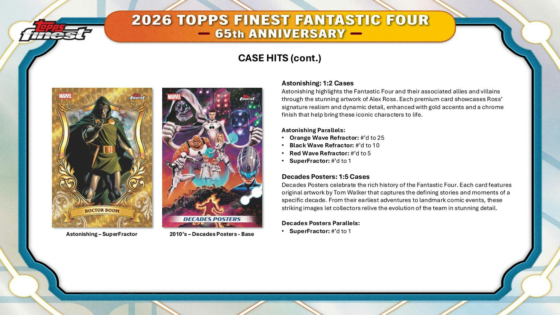 2026 Topps Finest Fantastic Four Hobby Box | Columbia Sports Cards - Columbia Hobby - Sports Card Boxes - Toploaders - Card Savers