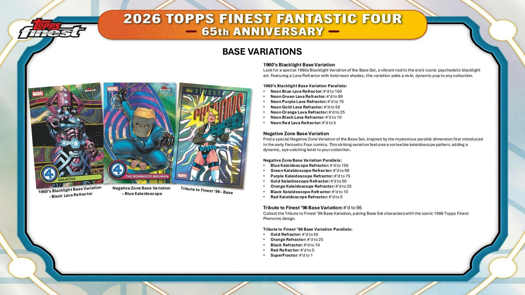 2026 Topps Finest Fantastic Four Hobby Box | Columbia Sports Cards - Columbia Hobby - Sports Card Boxes - Toploaders - Card Savers