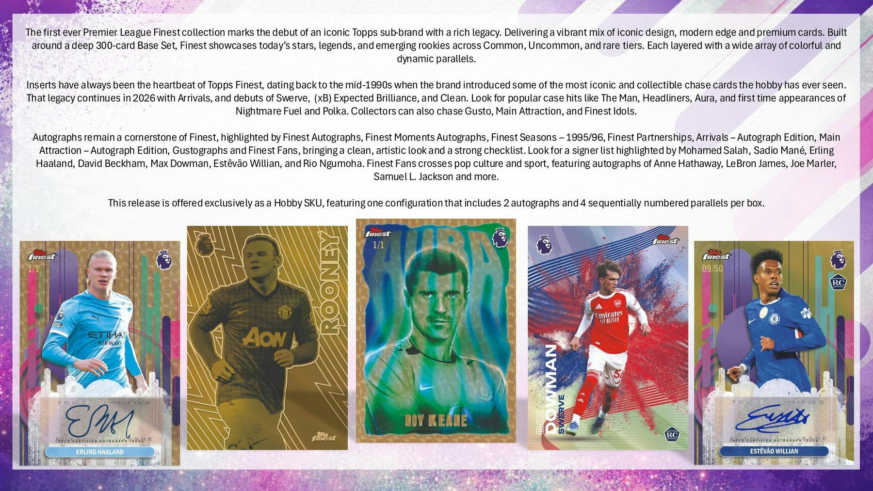 2026 Topps Finest Premier League EPL Soccer Hobby Box | Columbia Sports Cards - Columbia Hobby - Sports Card Boxes - Toploaders - Card Savers