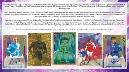 2026 Topps Finest Premier League EPL Soccer Hobby Box | Columbia Sports Cards - Columbia Hobby - Sports Card Boxes - Toploaders - Card Savers