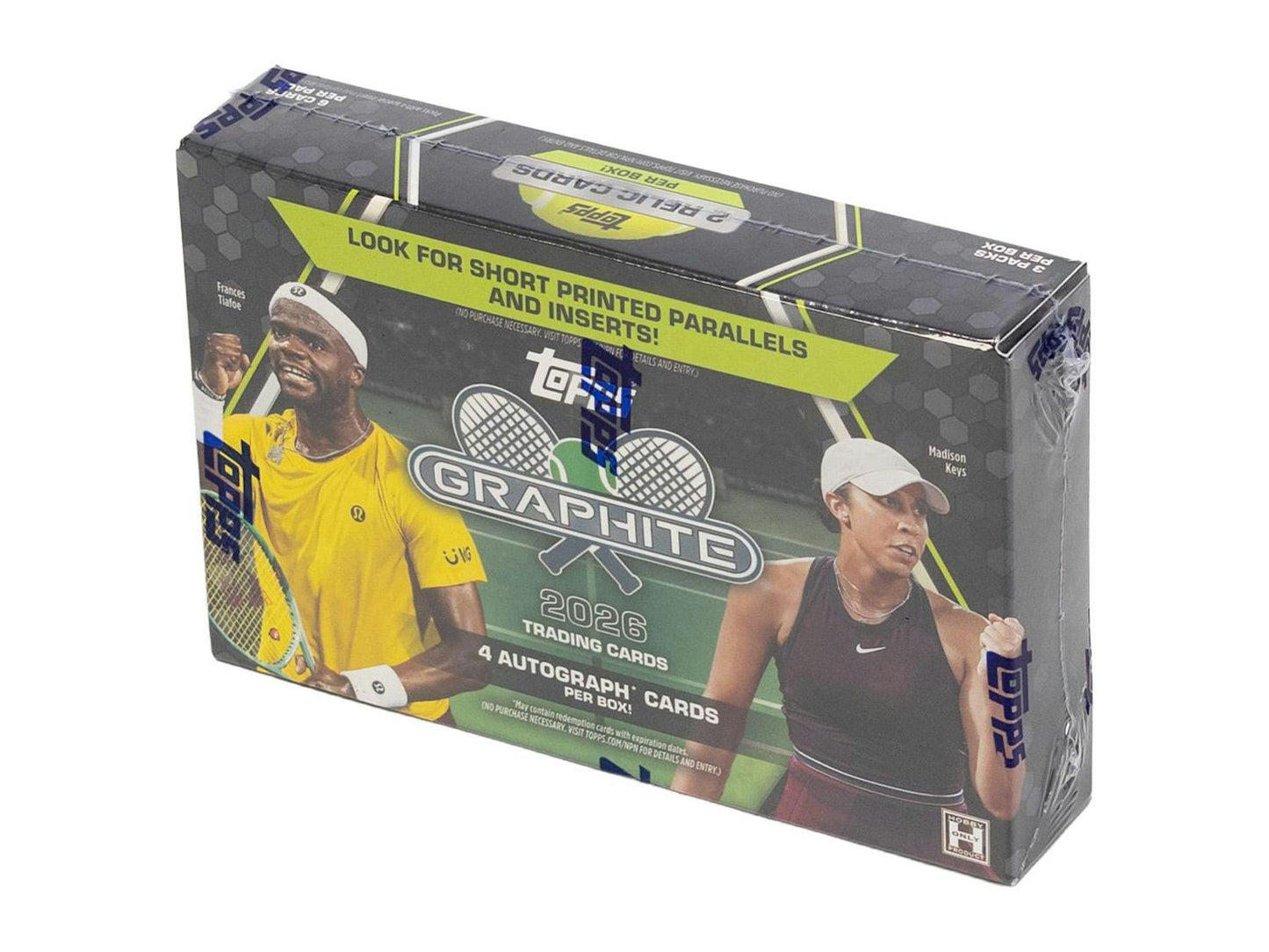 2026 Topps Graphite Tennis Hobby Box | Columbia Sports Cards - Columbia Hobby - Sports Card Boxes - Toploaders - Card Savers