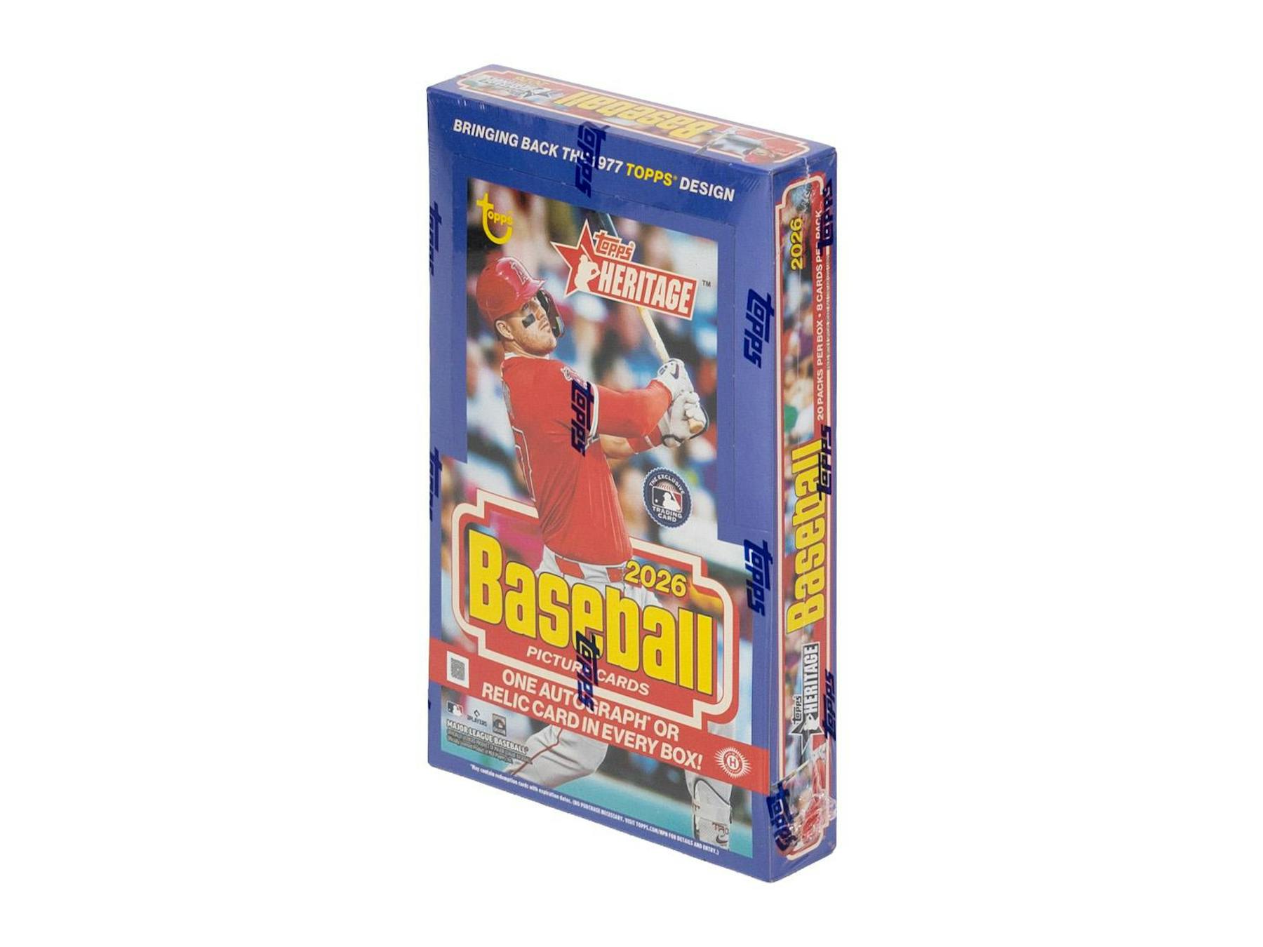 2026 Topps Heritage Baseball Hobby Box | Columbia Sports Cards - Columbia Hobby - Sports Card Boxes - Toploaders - Card Savers