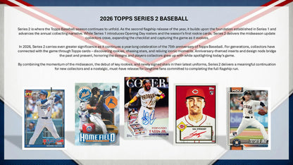 2026 Topps Series 2 Baseball Hobby Box | Columbia Sports Cards - Columbia Sports Cards