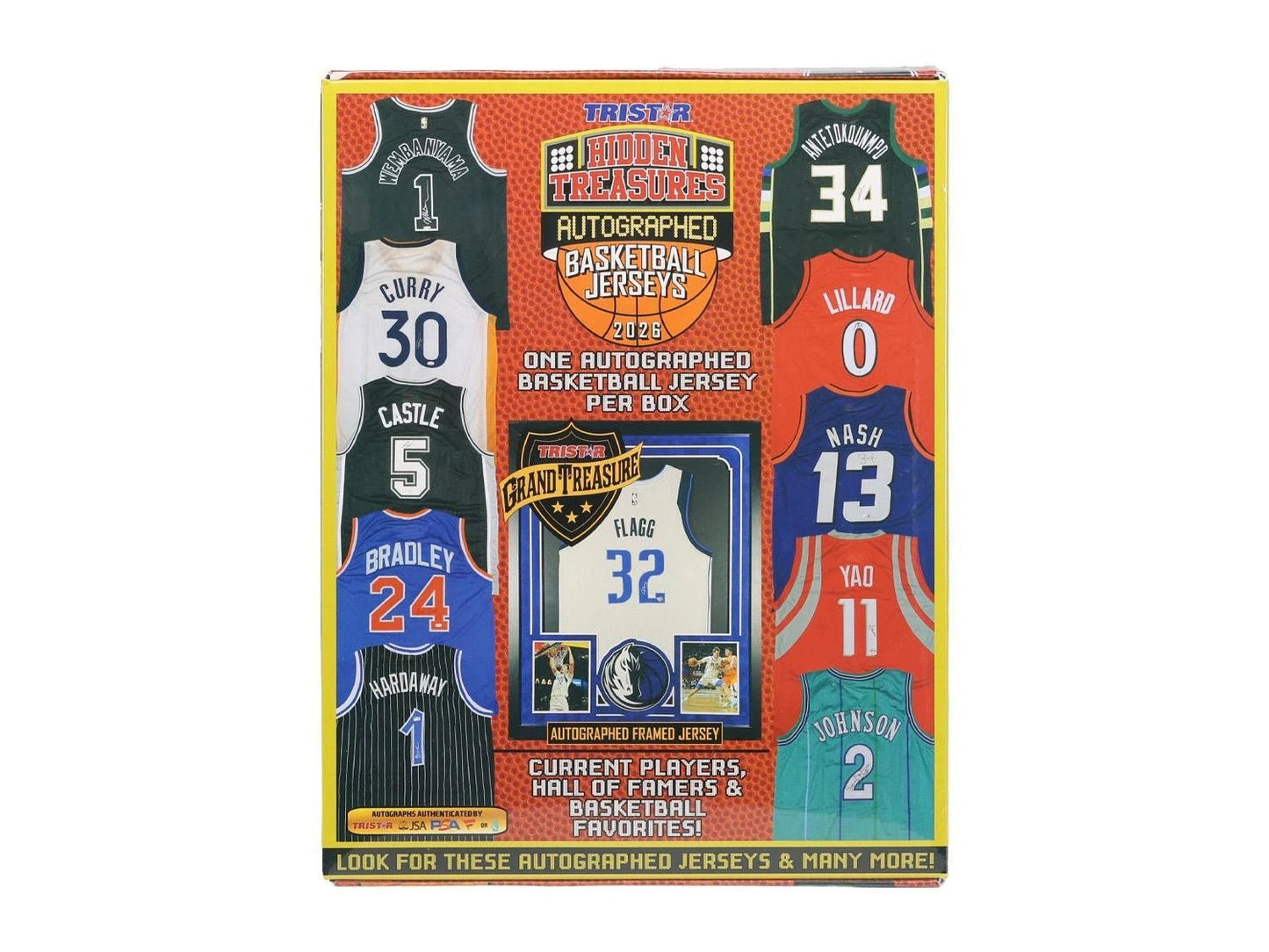 2026 TriStar Hidden Treasures Autographed Basketball Jersey Hobby Box | Columbia Sports Cards - Columbia Sports Cards