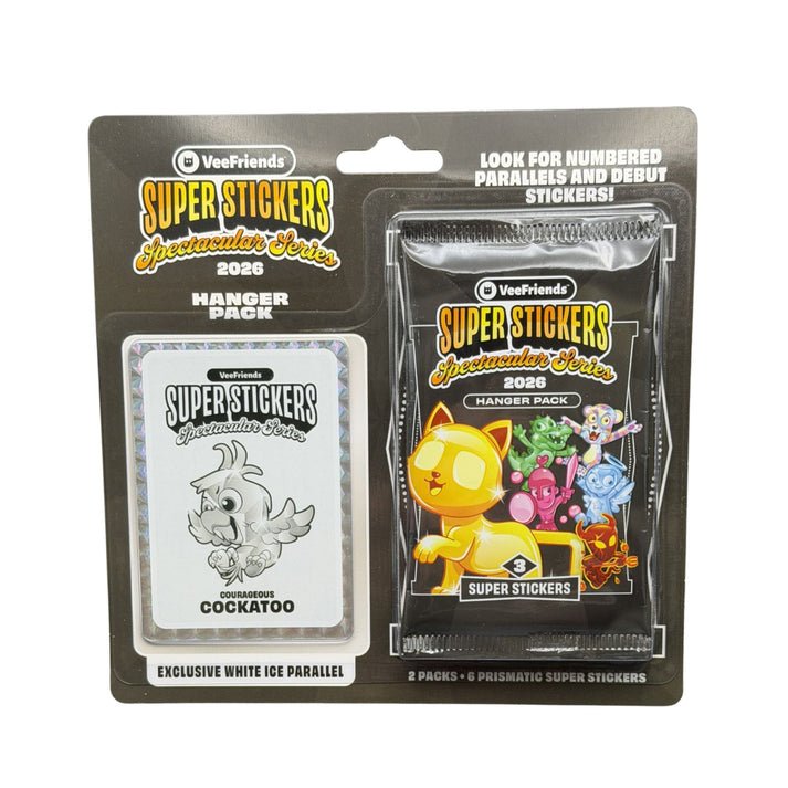 2026 VeeFriends Spectacular Series Super Stickers Hanger Pack - Columbia Sports Cards