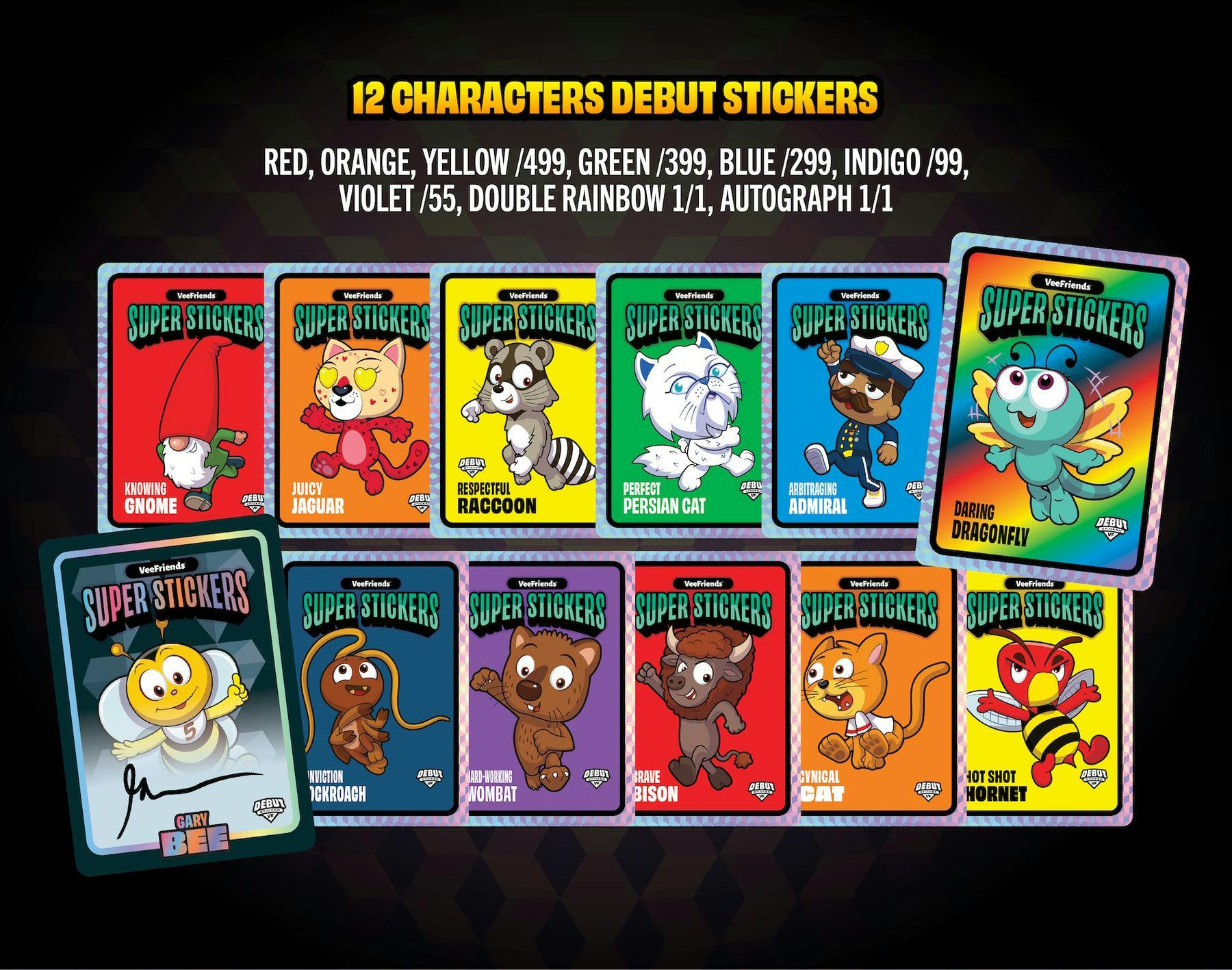 2026 VeeFriends Super Stickers Spectacular Series Box | Columbia Sports Cards - Columbia Hobby - Sports Card Boxes - Toploaders - Card Savers