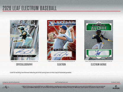 2026 Leaf Electrum Baseball Hobby Box | Columbia Sports Cards | Columbia Hobby - Sports Card Boxes - Toploaders - Card Savers.