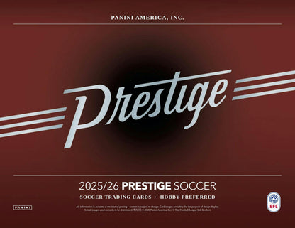 2025/26 Panini Prestige EFL Soccer Hobby Preferred Box | Columbia Sports Cards | Columbia Hobby - Sports Card Boxes - Toploaders - Card Savers.