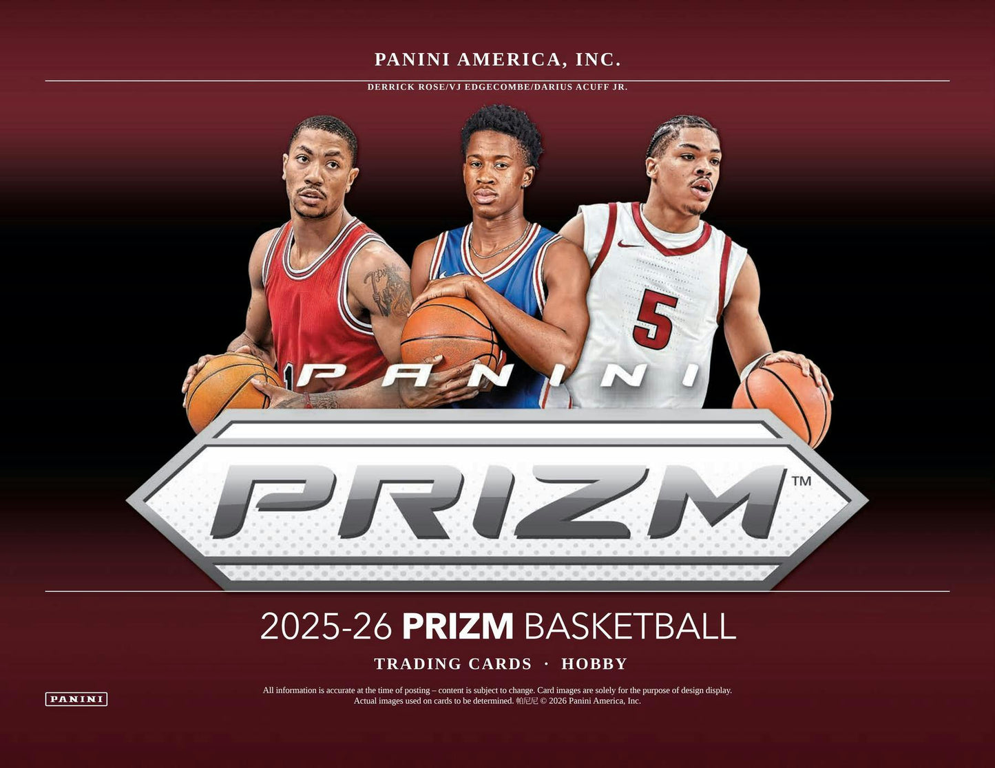 2025/26 Panini Prizm Basketball Hobby Box | Columbia Sports Cards | Columbia Hobby - Sports Card Boxes - Toploaders - Card Savers.