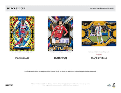 2025/26 Panini Select Ligue 1 Soccer H2 Box | Columbia Sports Cards | Columbia Hobby - Sports Card Boxes - Toploaders - Card Savers.
