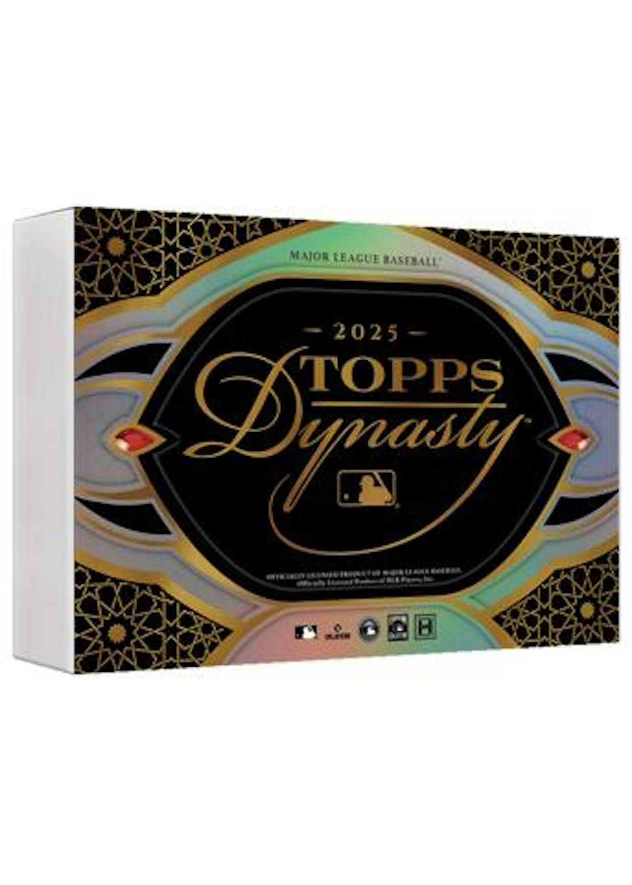 2025 Topps Dynasty Baseball Hobby Box
Topps Dynasty MLB Logo Patch autograph card
Topps Dynasty cut signature card
Topps Dynasty autograph patch card