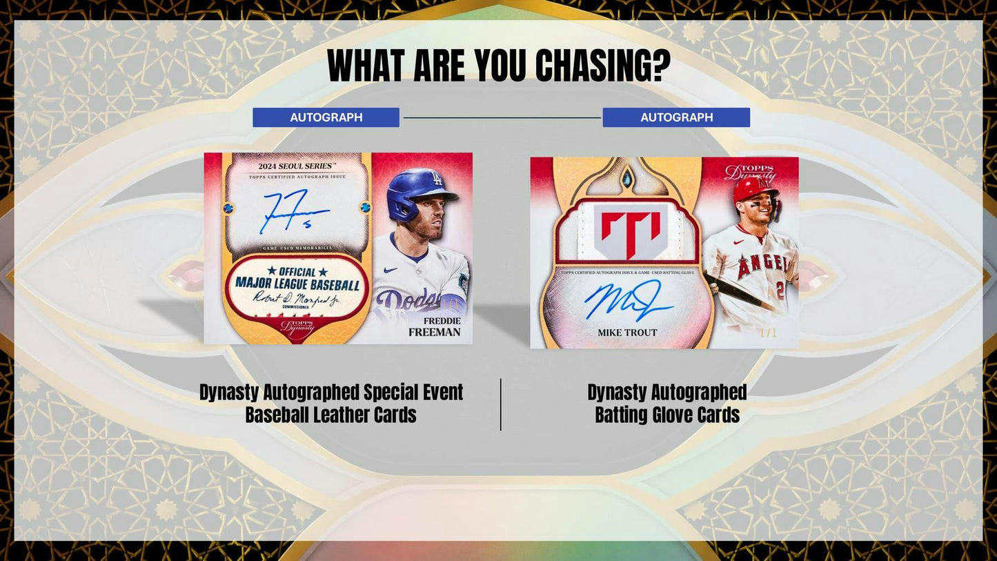 2025 Topps Dynasty Baseball Hobby Box | Columbia Sports Cards | Columbia Hobby - Sports Card Boxes - Toploaders - Card Savers.