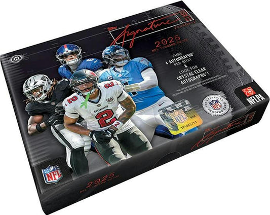 2025 Topps Signature Class Football Hobby Jumbo Box
Topps Signature Class football autograph card
Leviathans SSP football insert card
