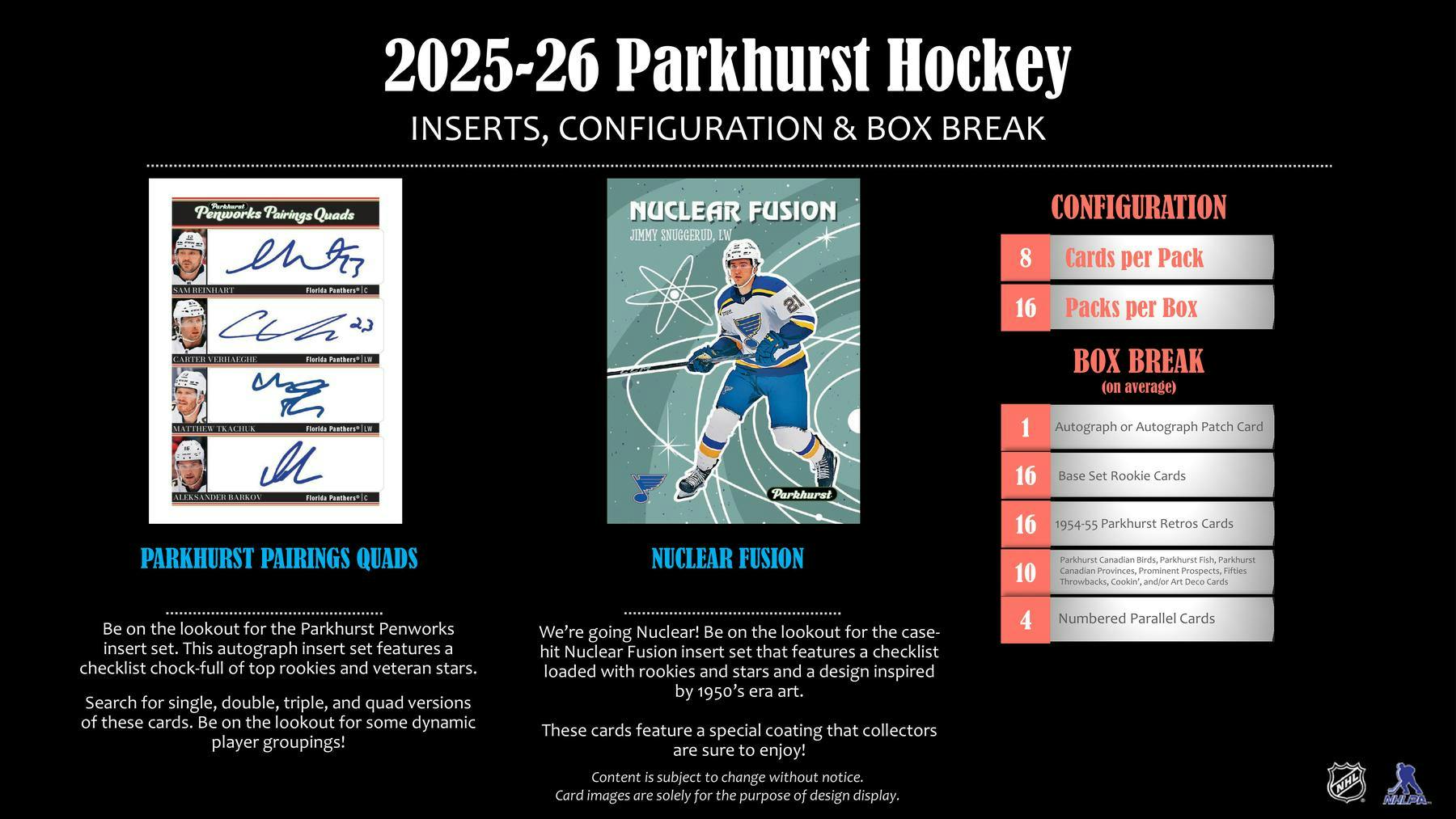 2025/26 Upper Deck Parkhurst Hockey Hobby Box | Columbia Sports Cards | Columbia Hobby - Sports Card Boxes - Toploaders - Card Savers.