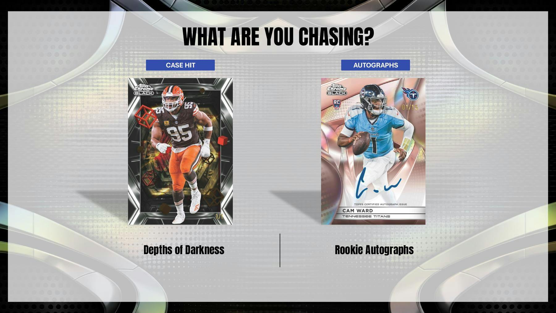 2025 Topps Chrome Black Football Hobby Box | Columbia Sports Cards | Columbia Hobby - Sports Card Boxes - Toploaders - Card Savers.