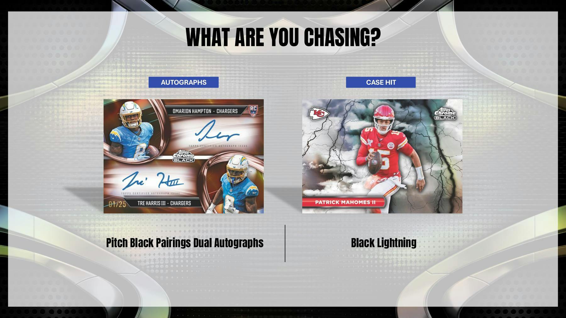 2025 Topps Chrome Black Football Hobby Box | Columbia Sports Cards | Columbia Hobby - Sports Card Boxes - Toploaders - Card Savers.