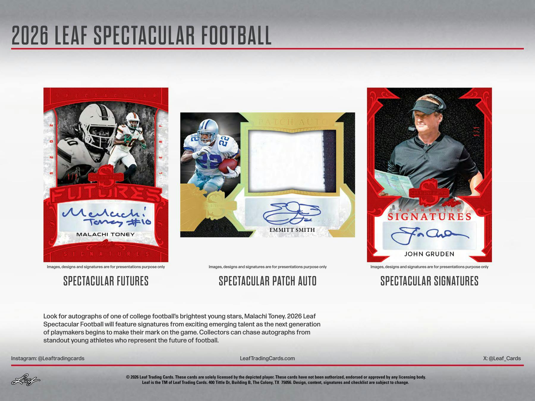 2026 Leaf Spectacular Football Hobby Box | Columbia Sports Cards | Columbia Hobby - Sports Card Boxes - Toploaders - Card Savers.