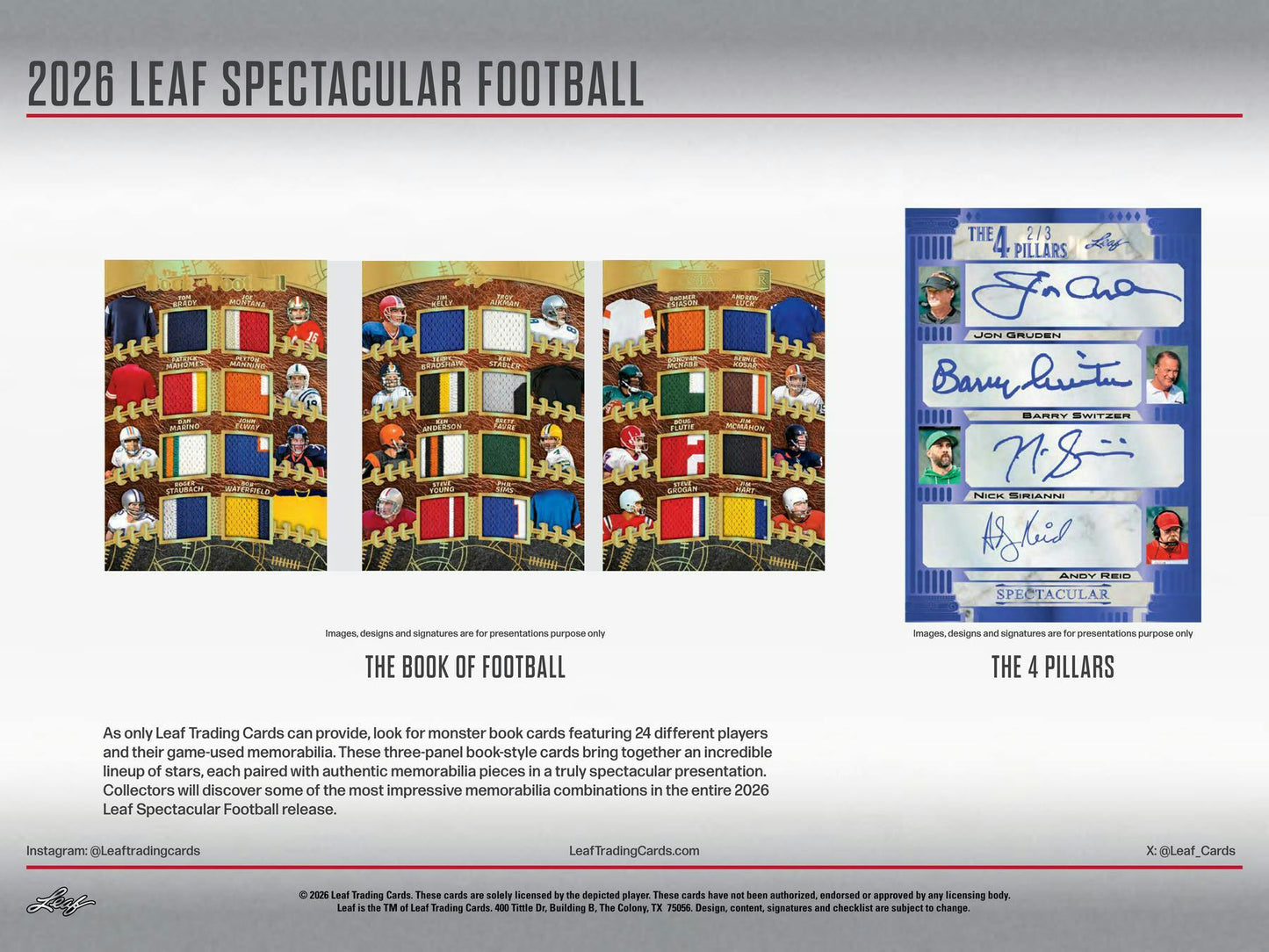 2026 Leaf Spectacular Football Hobby Box | Columbia Sports Cards | Columbia Hobby - Sports Card Boxes - Toploaders - Card Savers.