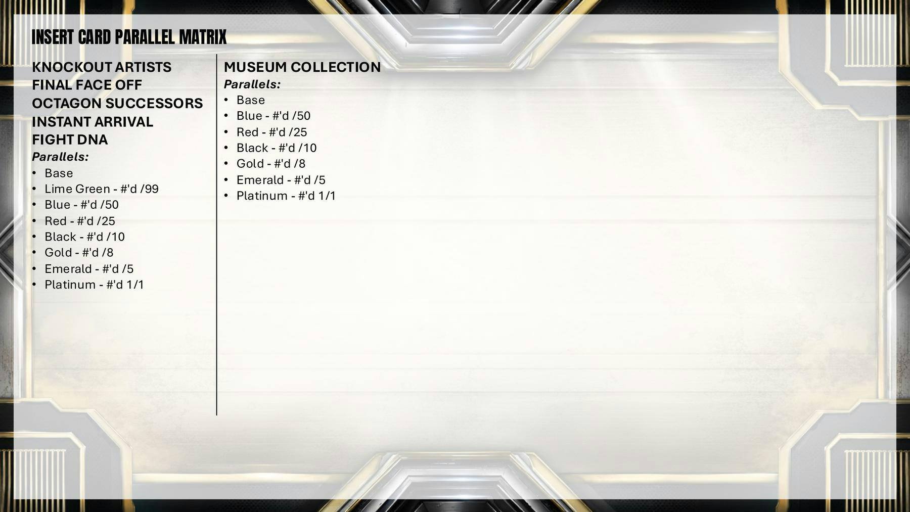 2026 Topps Knockout UFC Hobby Box | Columbia Sports Cards | Columbia Hobby - Sports Card Boxes - Toploaders - Card Savers.