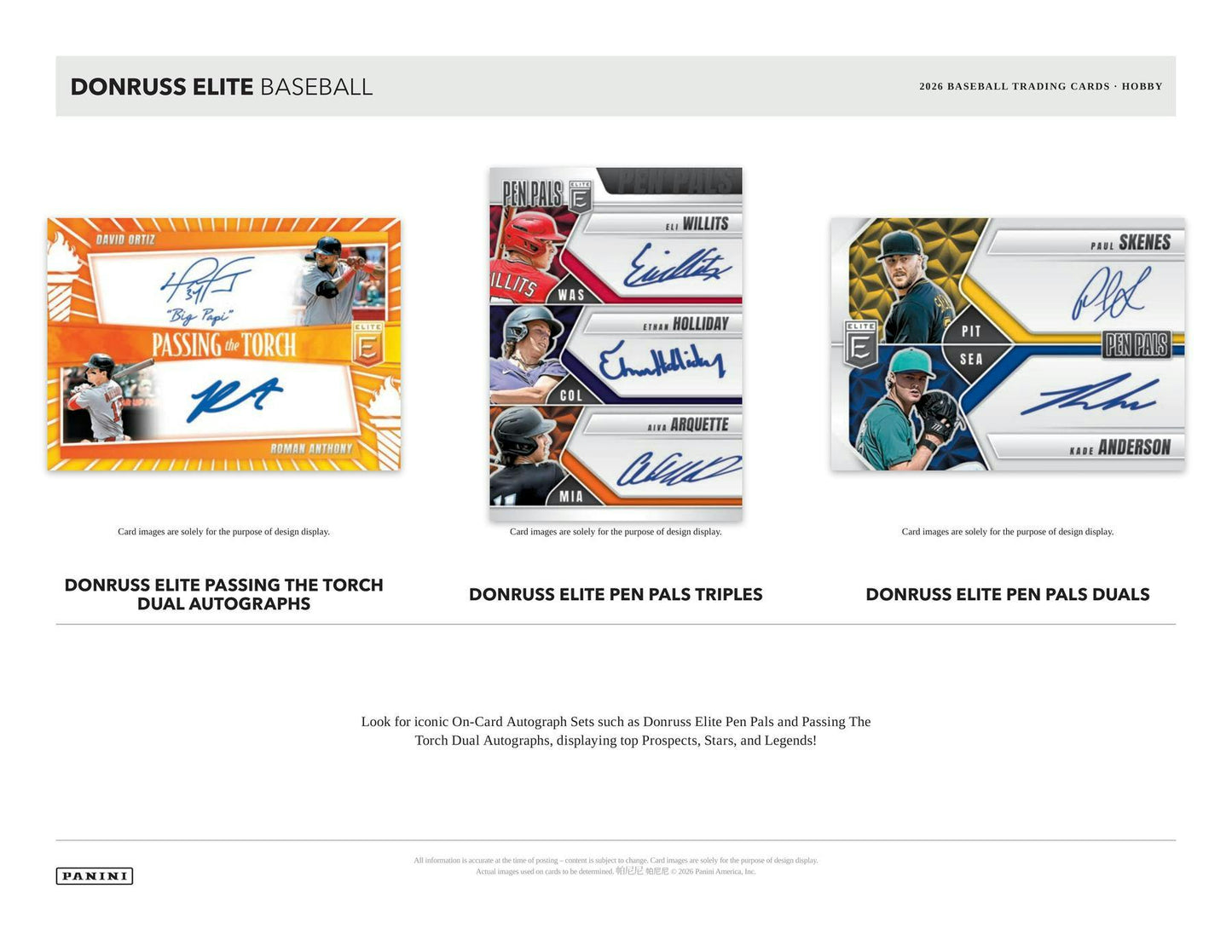 2026 Panini Donruss Elite Baseball Hobby Box | Columbia Sports Cards | Columbia Hobby - Sports Card Boxes - Toploaders - Card Savers.
