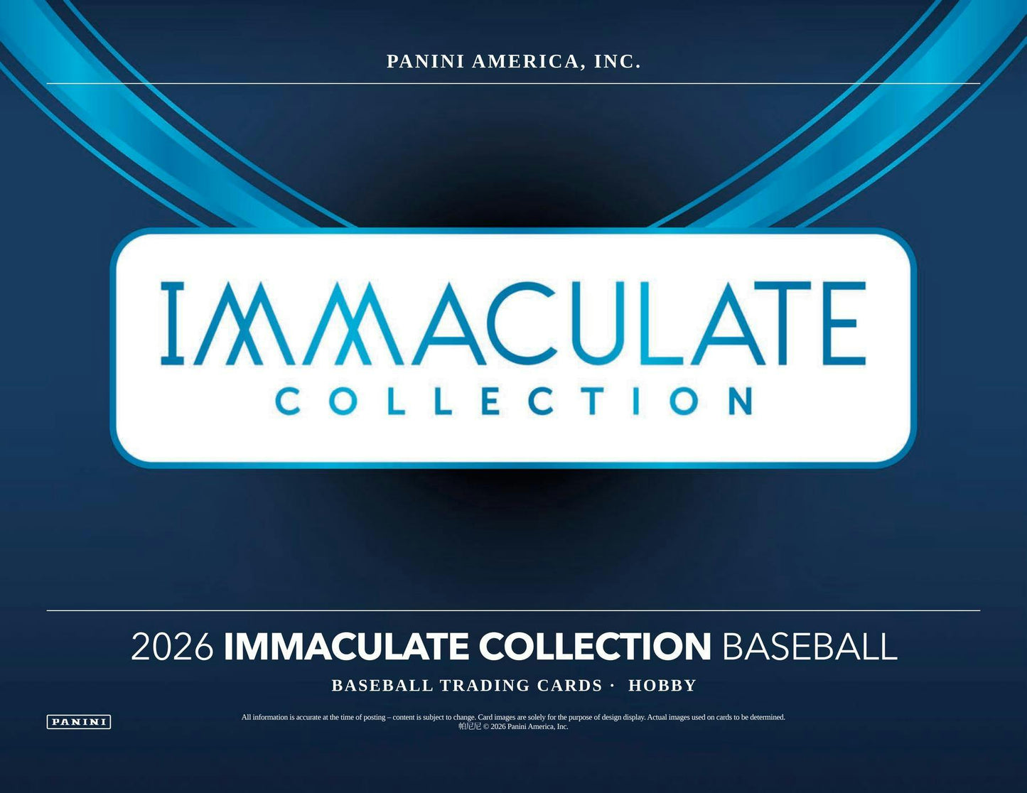 2026 Panini Immaculate Baseball Hobby Box | Columbia Sports Cards | Columbia Hobby - Sports Card Boxes - Toploaders - Card Savers.