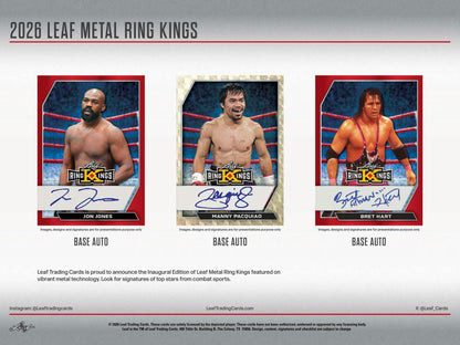 2026 Leaf Metal Ring Kings Boxing Hobby Box | Columbia Sports Cards | Columbia Hobby - Sports Card Boxes - Toploaders - Card Savers.