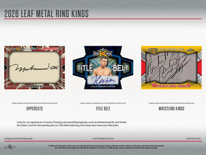 2026 Leaf Metal Ring Kings Boxing Hobby Box | Columbia Sports Cards | Columbia Hobby - Sports Card Boxes - Toploaders - Card Savers.