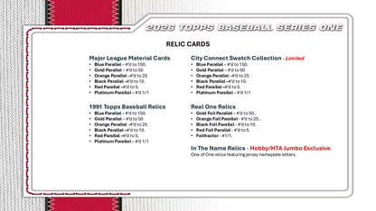 2026 Topps Series 1 Baseball Hobby Jumbo Box | Columbia Sports Cards
