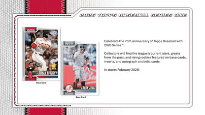 2026 Topps Series 1 Baseball 6-Pack Blaster Box | Columbia Sports Cards