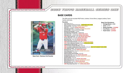 2026 Topps Series 1 Baseball 6-Pack Blaster Box | Columbia Sports Cards