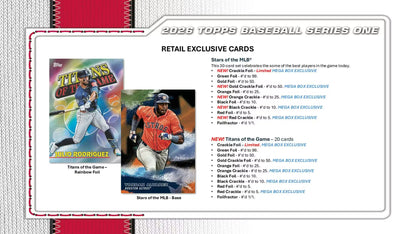 2026 Topps Series 1 Baseball 6-Pack Blaster Box | Columbia Sports Cards