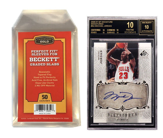 500ct Perfect Fit Graded Cards Sleeves BGS Beckett Size - Cardboard Gold - Columbia Hobby - Sports Card Boxes - Toploaders - Card Savers