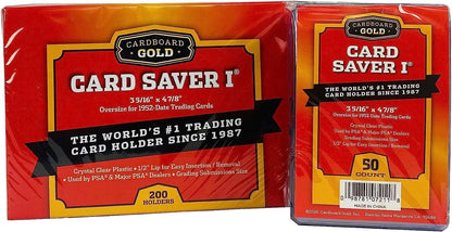 50ct Pack Card Saver 1 - PSA Grading Card Submissions Semi Rigid Holders - Columbia Hobby - Sports Card Boxes - Toploaders - Card Savers