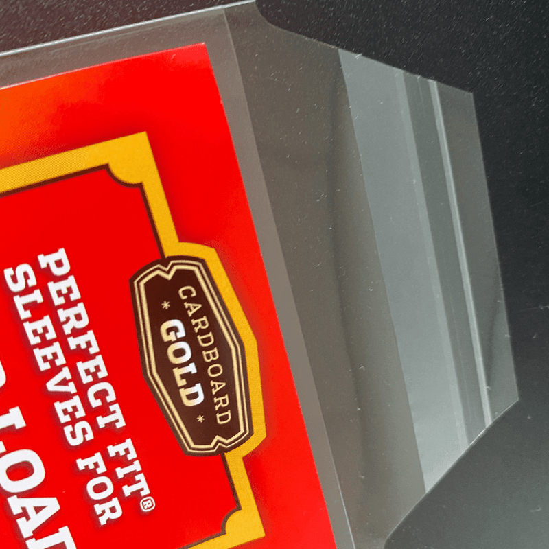 50ct Perfect Fit Graded Cards Sleeves - 140pt - 190pt Size - Cardboard Gold - Columbia Hobby - Sports Card Boxes - Toploaders - Card Savers