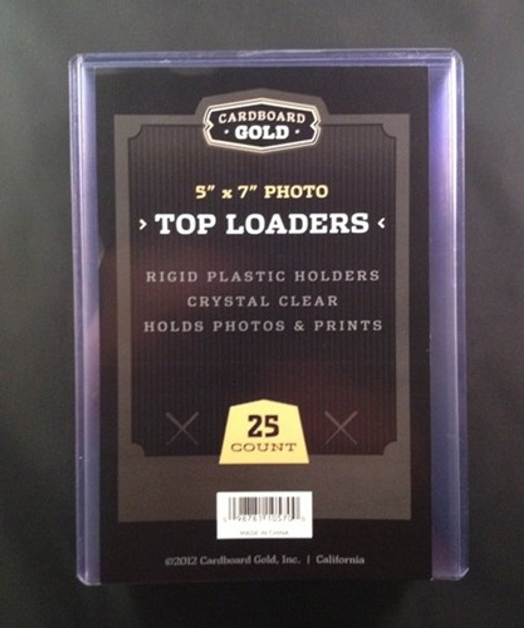 5x7 Photo Size Topload Toploader Holder - 500ct Case - Columbia Hobby - Sports Card Boxes - Toploaders - Card Savers