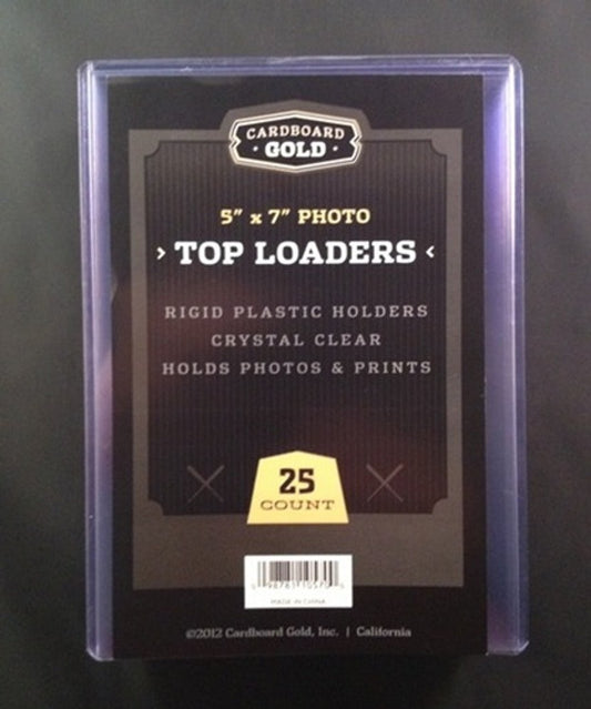 5x7 Photo Size Topload Toploader Holder - 500ct Case - Columbia Hobby - Sports Card Boxes - Toploaders - Card Savers