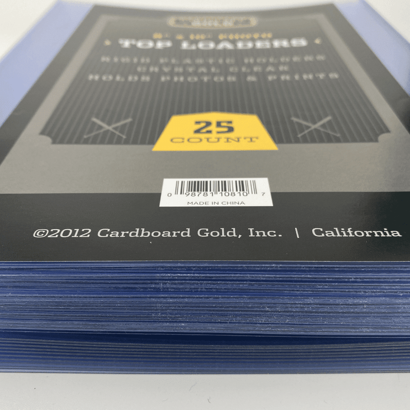 8x10 Photo Size Topload Toploader Holder - 25ct - Columbia Hobby - Sports Card Boxes - Toploaders - Card Savers