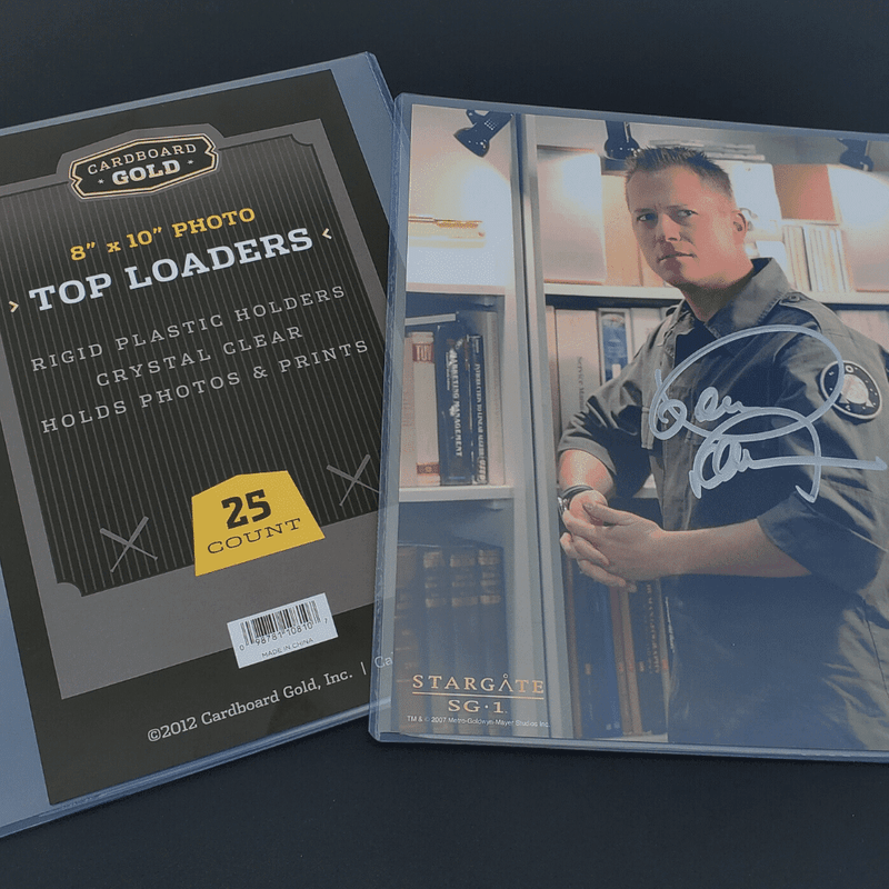 8x10 Photo Size Topload Toploader Holder - Case of 250 - Columbia Hobby - Sports Card Boxes - Toploaders - Card Savers