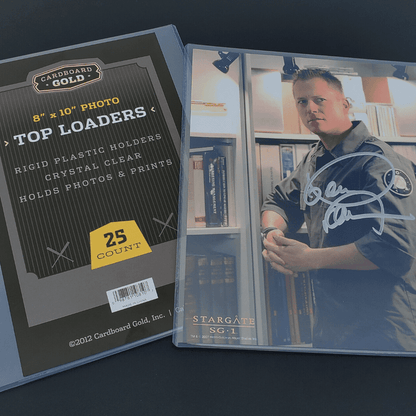 8x10 Photo Size Topload Toploader Holder - Case of 250 - Columbia Hobby - Sports Card Boxes - Toploaders - Card Savers