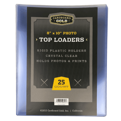 8x10 Photo Size Topload Toploader Holder - Case of 250 - Columbia Hobby - Sports Card Boxes - Toploaders - Card Savers