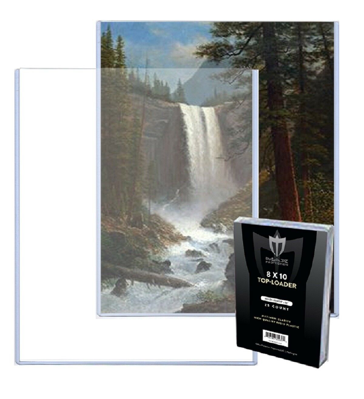 8x10 Photo Size Topload Toploader Holder - Case of 250 - Columbia Hobby - Sports Card Boxes - Toploaders - Card Savers