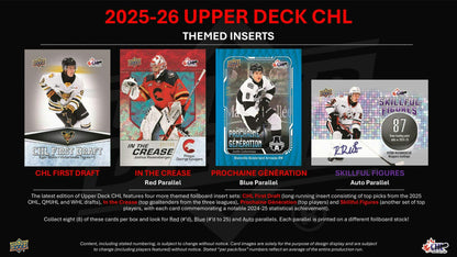 2025/26 Upper Deck CHL Hockey Hobby Box | Columbia Sports Cards | Columbia Hobby - Sports Card Boxes - Toploaders - Card Savers.