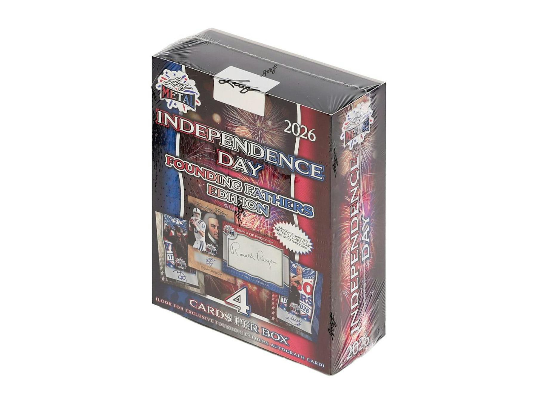 2026 Leaf Metal Independence Day Founding Fathers Box | Columbia Sports Cards | Columbia Hobby - Sports Card Boxes - Toploaders - Card Savers.