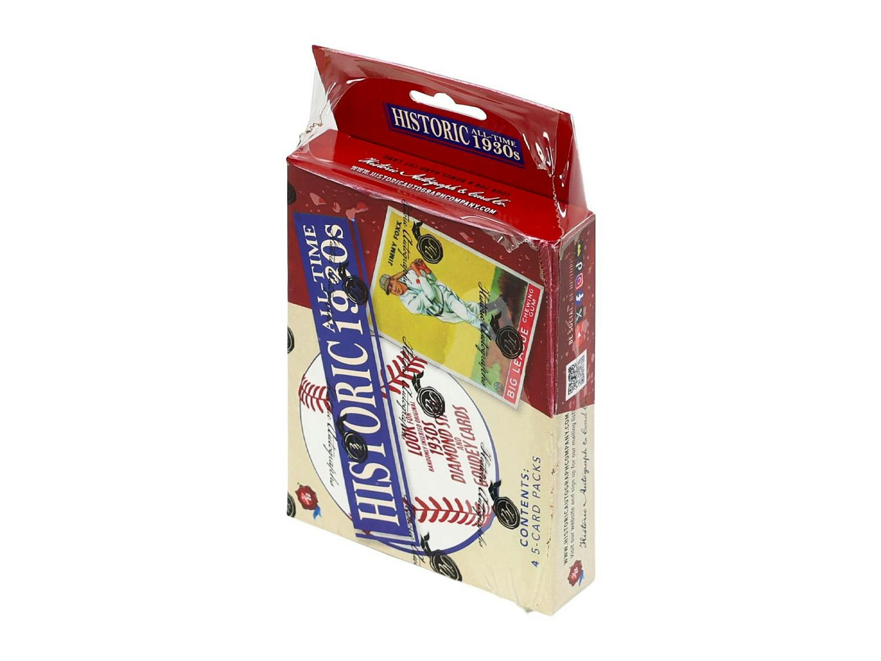 2026 Historic Autographs All-Time 1930s Baseball Hobby Box | Columbia Sports Cards | Columbia Hobby - Sports Card Boxes - Toploaders - Card Savers.